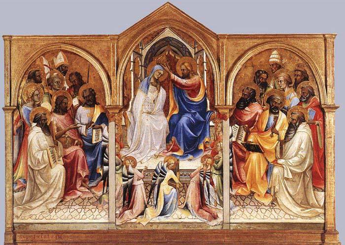 Lorenzo Monaco Coronation of the Virgin and Adoring Saints